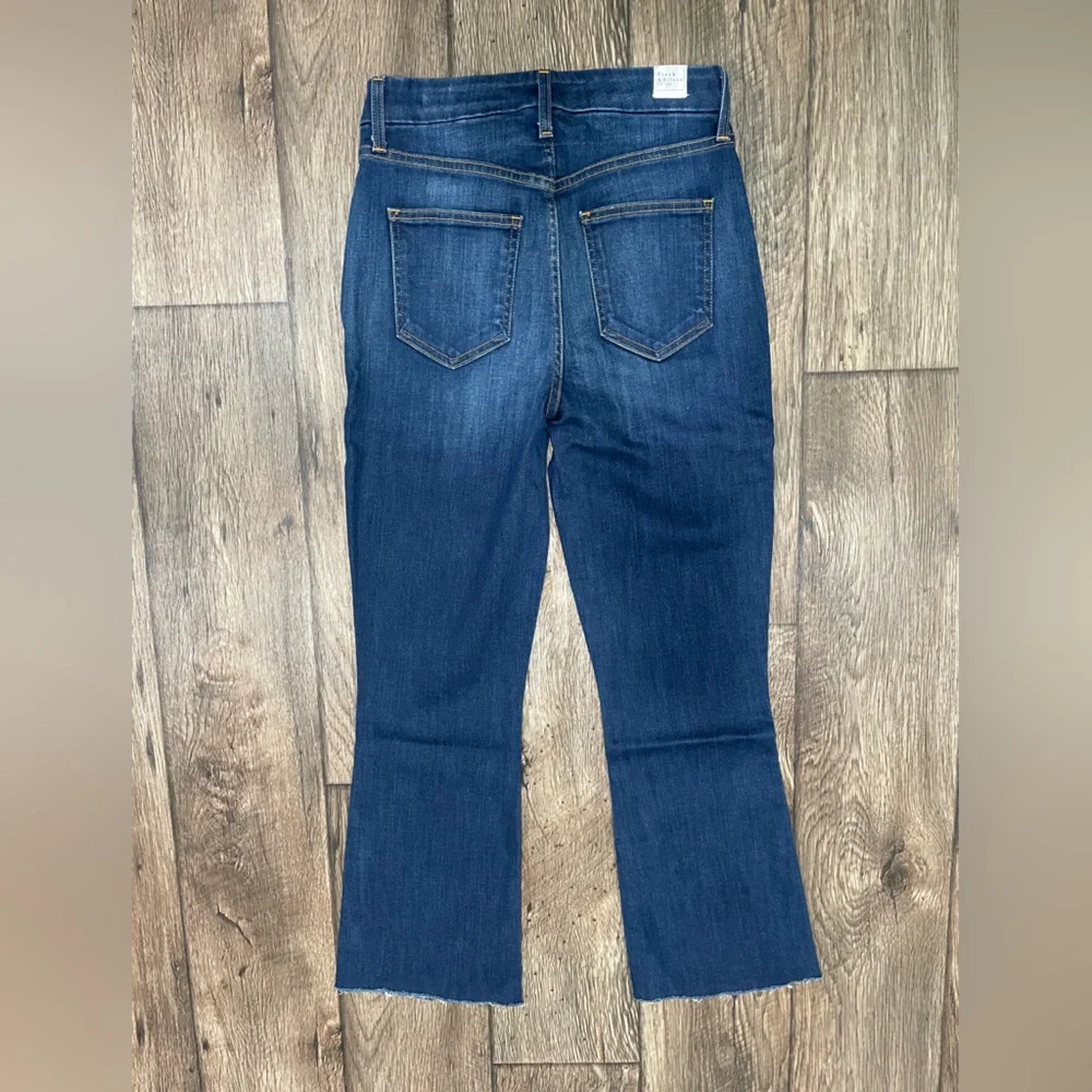 Frank & Eileen Killian Crop‎ Flare Jeans NEW SZ 25 #4